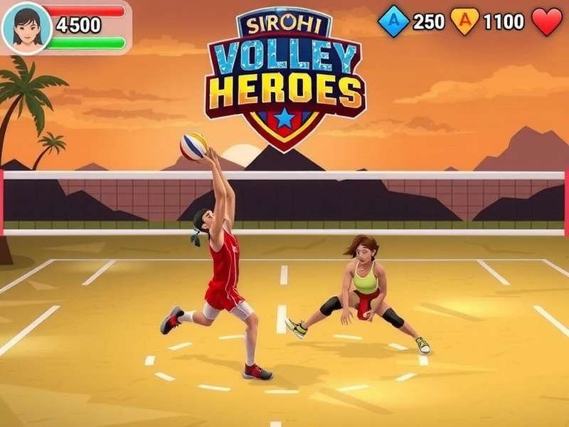 Sirohi Volley Heroes Gameplay